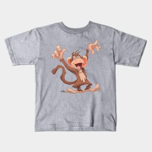 dancing monkey Kids T-Shirt